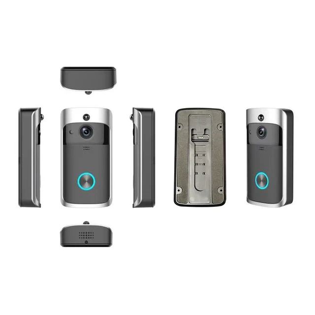 V5 Wireless Video Doorbell with Night Vision 720P HD Wide Angle Camera and PIR Motion Detection for Home Security 6