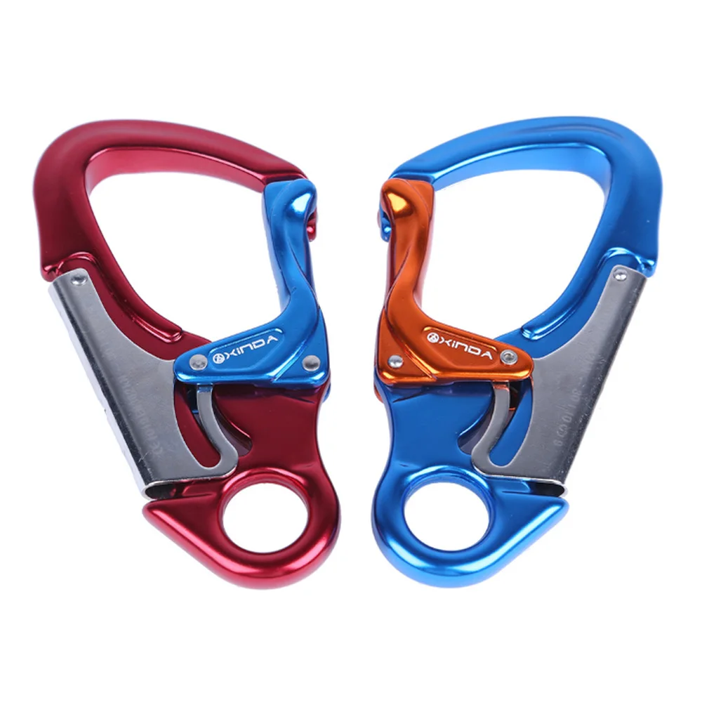 

30KN Rock Climbing Auto-Lock Snap Mountaineering downhill High Strength Carabiner Tree Climber Working Aluminum Locking