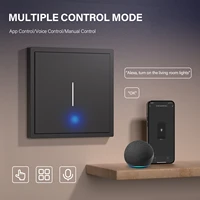 BSEED Zigbee Click Light Switches Series Mechanical Large Button Wall Smart Curtain Shutter USB C Charge Smart Sockets TUYA APP - Image 2