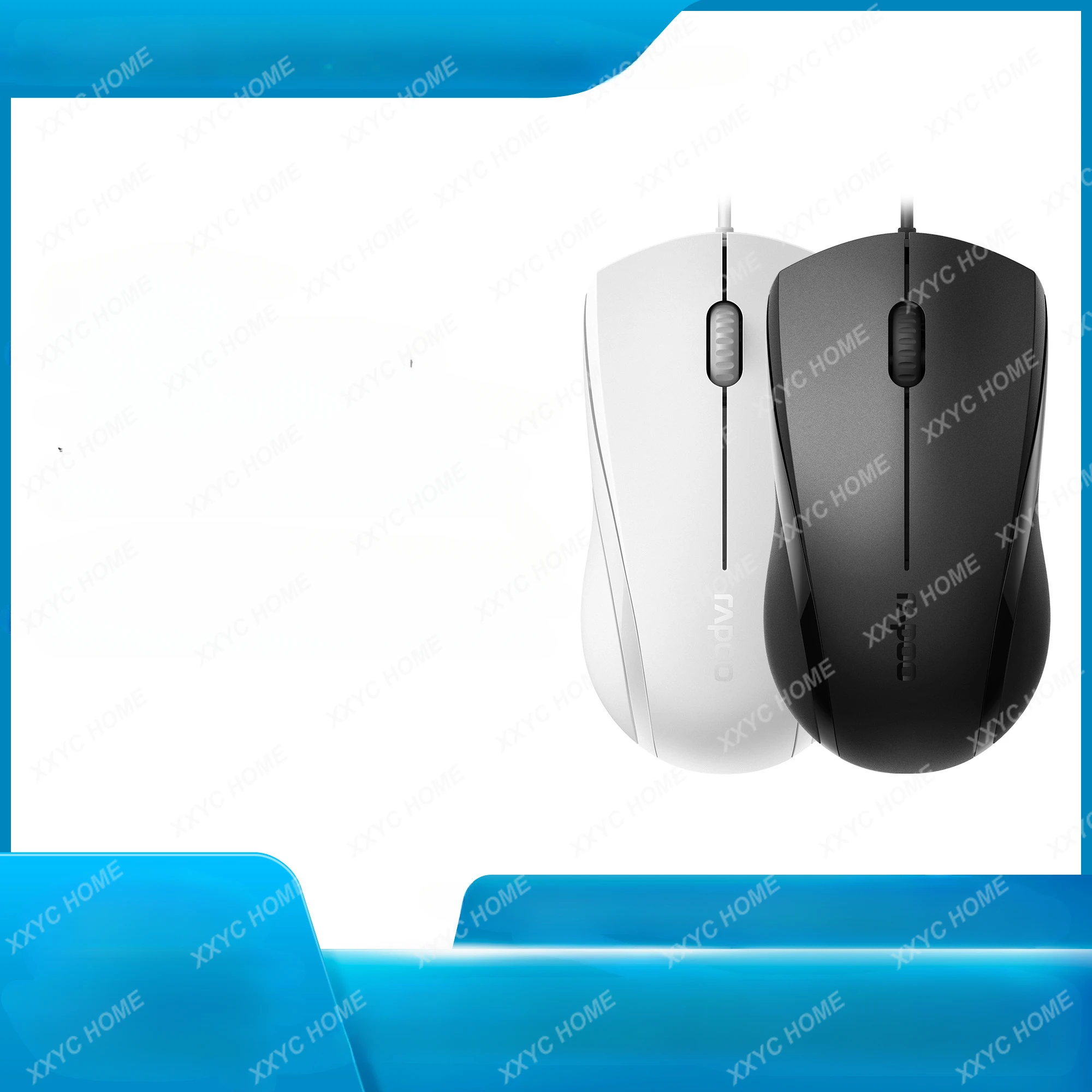 

Wired Mouse Mute USB Desktop and Notebook Computer Game Office Dedicated