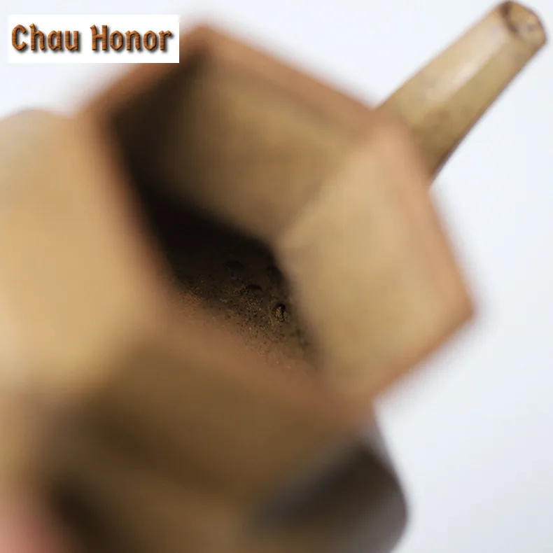 150ml High-end Yixing Purple Clay Teapots Handmade Magic Lamp Pot Raw Ore Wood-fired Mud Tea Brewing Kettle Chinese Zisha Teaset