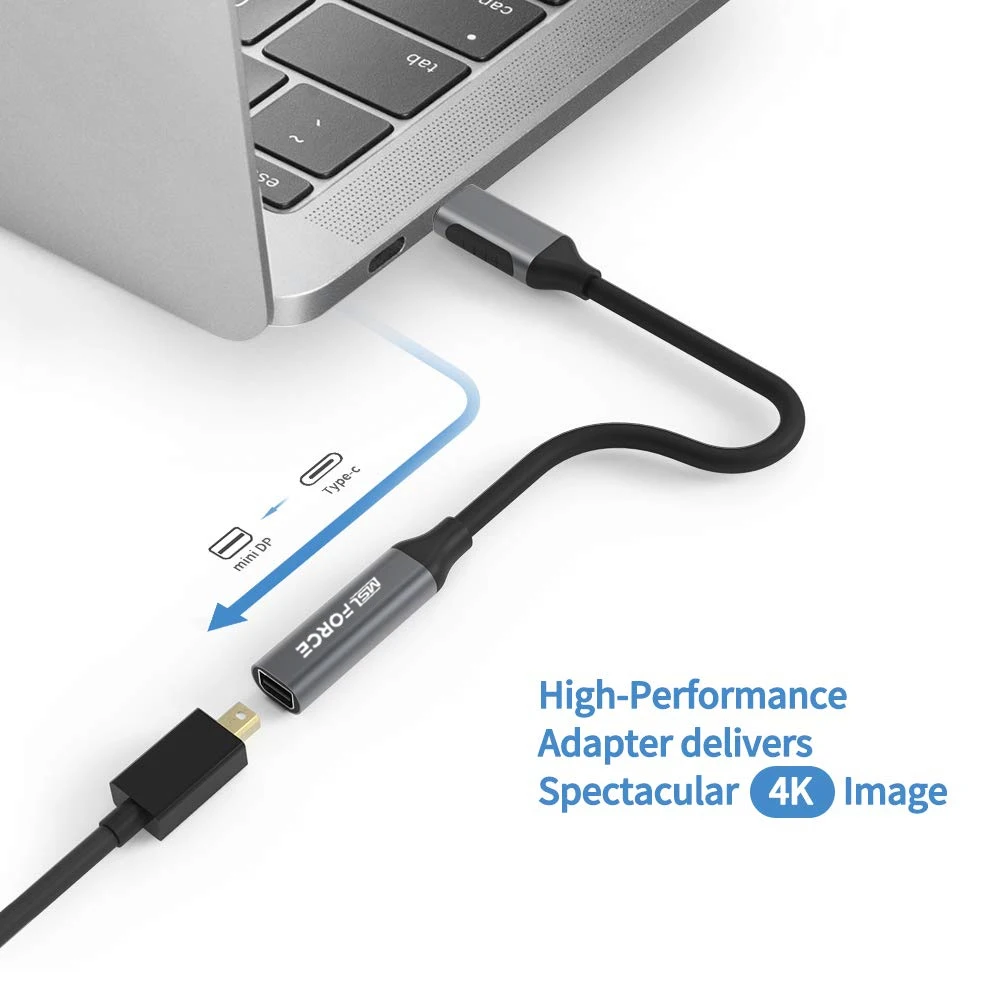 Usb Type C Mini Displayport Adapter 4k60hz Mini Dp For Apple Cinema Displays With Mini Displayport (24-inch And 27-inch) Audio & Video Cables - AliExpress