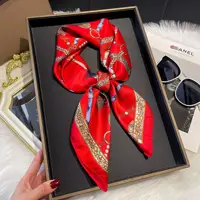 2025 New Fashion 70X70cmPrinted Women's Scarf Pashmina Silk Scarf Square Shawl Decorative Headband Neck Luxury Design Bandana - Image 5