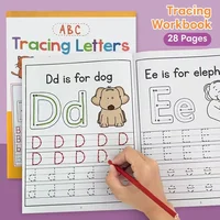 Tracing Letters A-Z Uppercase and Lowercase Writing and Coloring Workbook Preschool English Learning Montessori 1