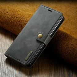 Leather Wallet Cover with Detachable Magnetic Case for Pixel 5A 5G (GRAY)