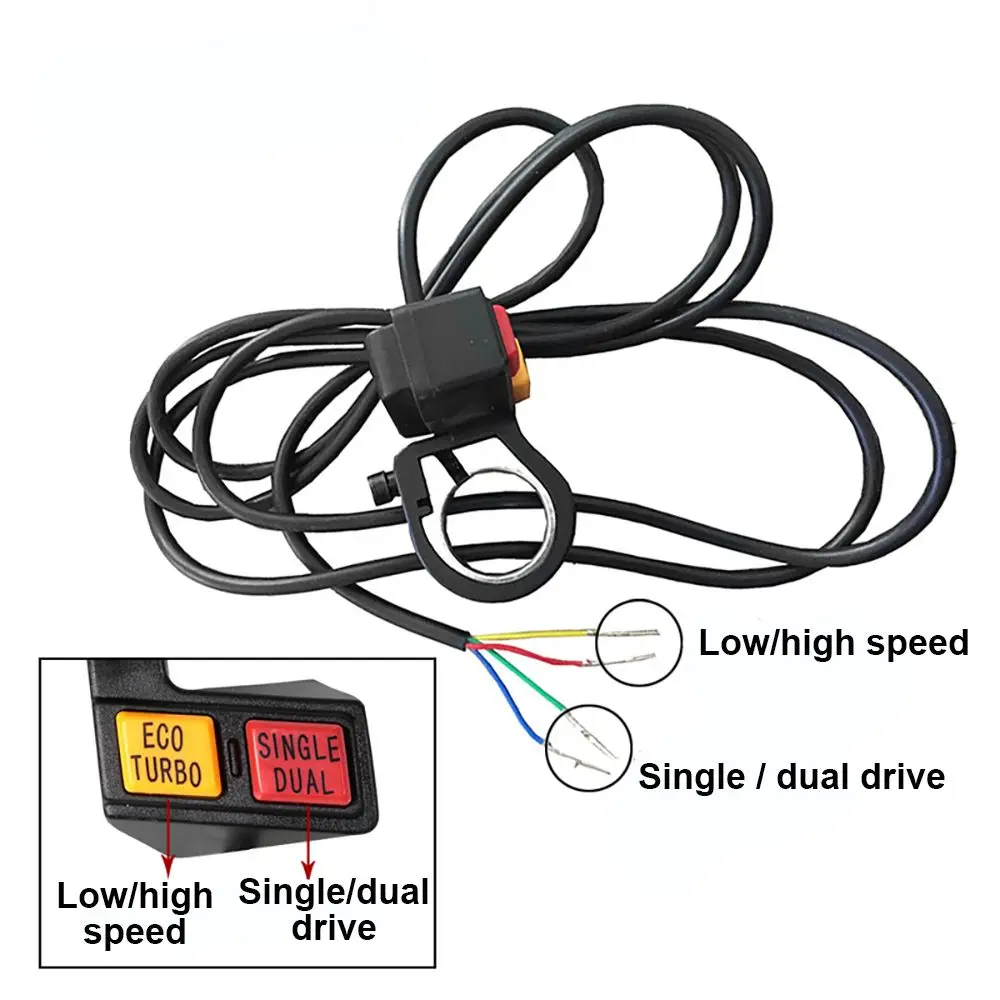 Enhanced Electric Bicycle Speed Control Switch - Durable 2-in-1 Design for Scooters and Motorbikes