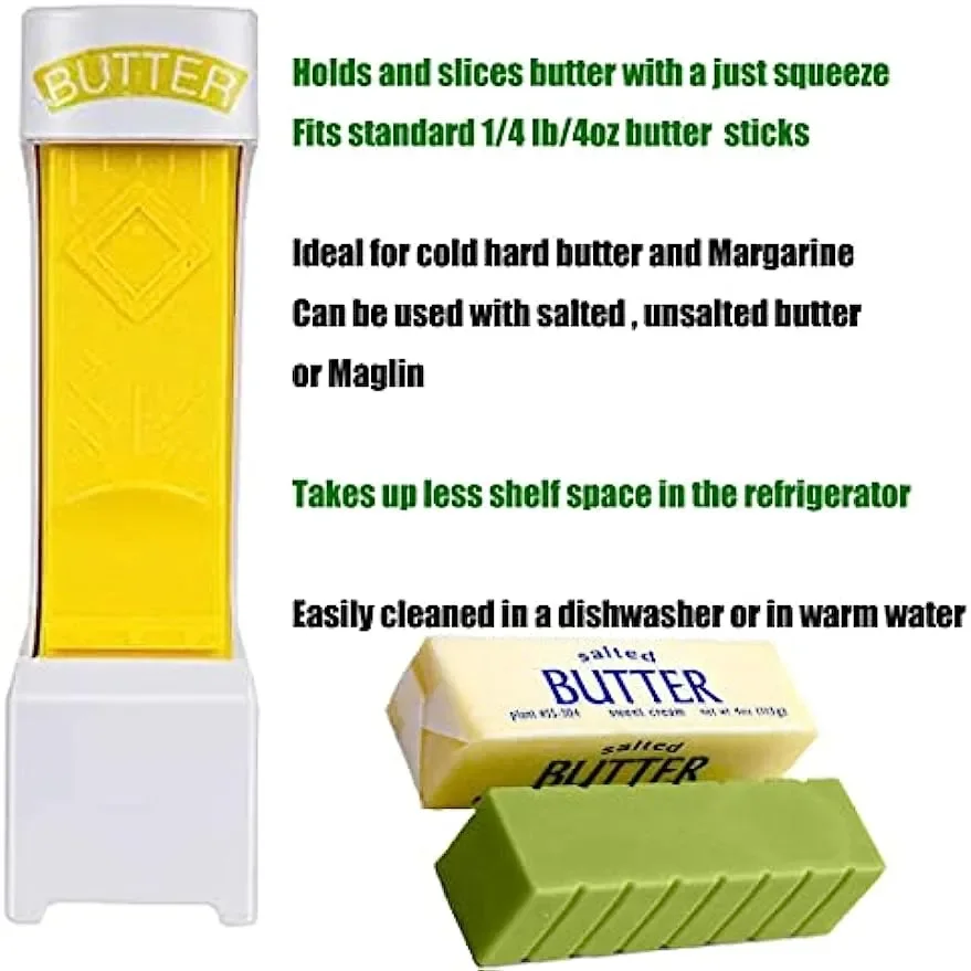 Portable Butter Cutter Cheese Slicer Squeeze Dispenser Automatic Cheese Slicer Kitchen Tool Handheld Butter cheese slicer butter slicer