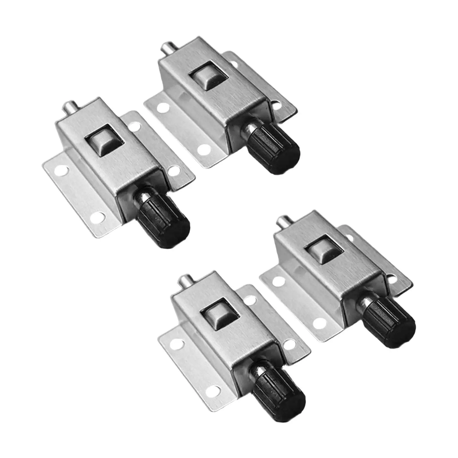 4x Door Latch Barrel Bolts Spring Latch Automatic for Blinds Cabinet Window