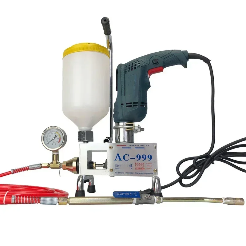 New AC-999 Epoxy Grouting Machine 220V/1100W Epoxy Injection Pump/Polyurethane Foam Impermeable Water Grouting Machine