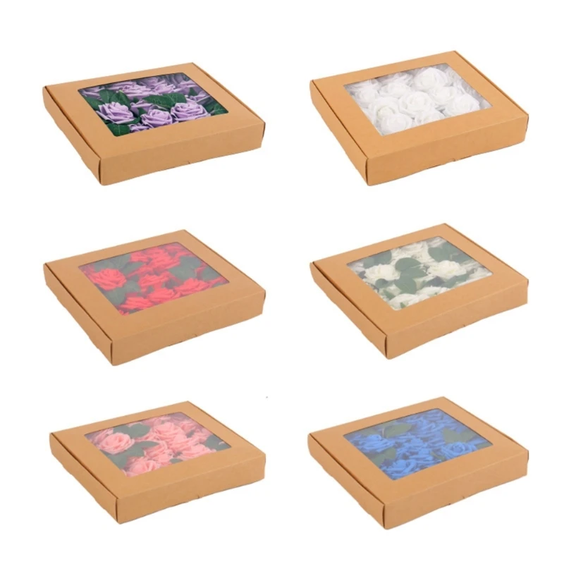 

Artificial Flower Silk Head Box for Decorations Wedding D08D