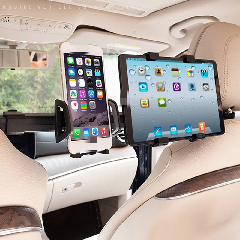 

Car Phone Holder Bracket Car/Truck Back Seat Headrest Phone Mount Holder for iPad Tablet Computer Rear Seat Universal Support