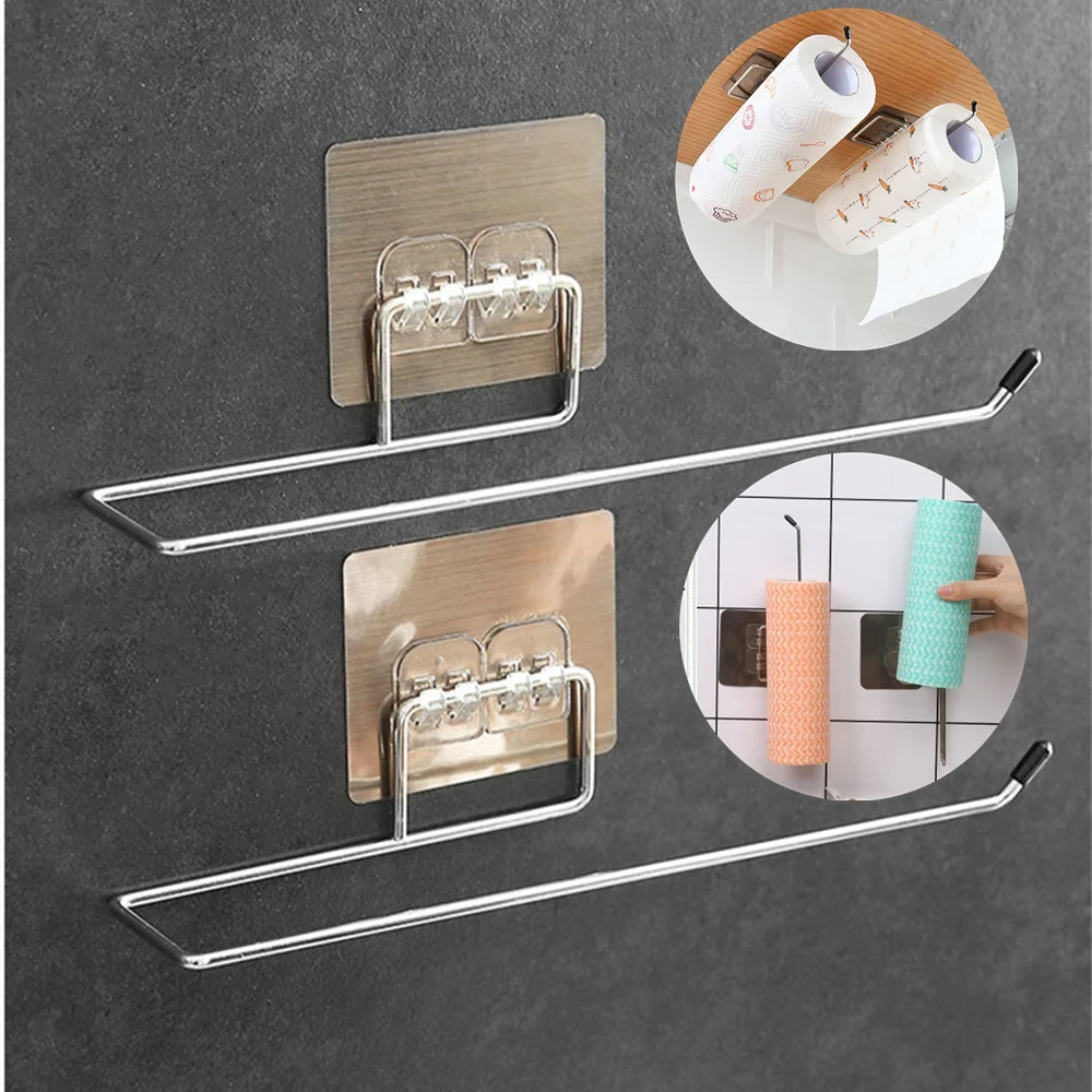 수건 스탠드 행거용 종이 수건 홀더, 주방 수도꼭지, 욕실 가제트, 냅킨 홀더, 금속 고정 장치, 가정 개선, 1 개 
