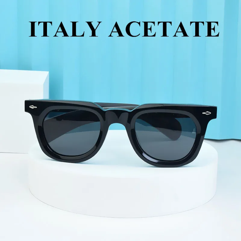 TAG Hezekiah Luxus Marke Vintage Sonnenbrille Männer Acetat Handgemachte sonnenbrille Frauen Outdoor Reise Schutz Sonnenschirm Sonnenbrille – Detail 3