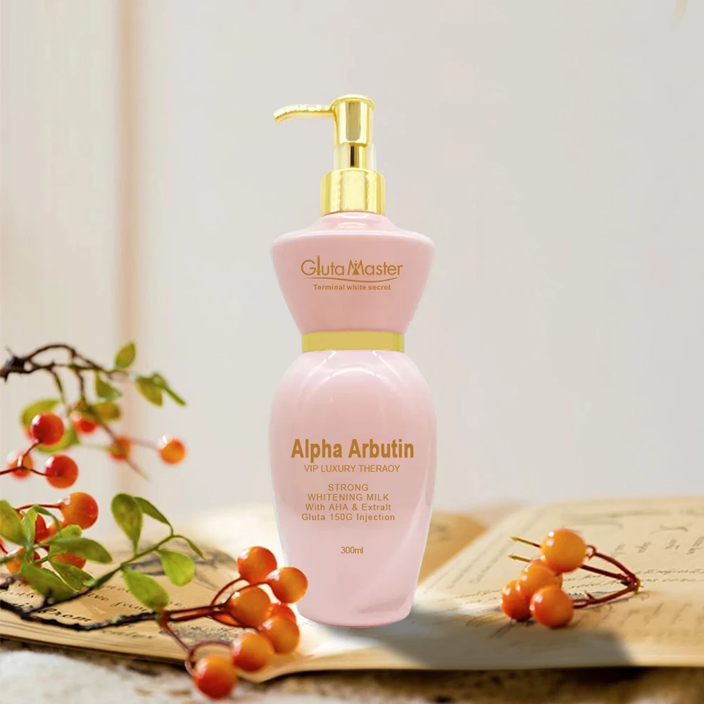 Gluta Master Alpha Arbutin Body Lotion 300ml for Women Skin Beauty Skin Care Moisturizers with Alpha Arbutin Vitamin C 3