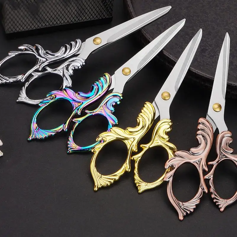 Professional Tailor Scissors Vintage Sewing Scissors Stainless Steel Tailor Shears For Fabric Clothes Needlework Cutter DIY Tool sewing scissors tailor scissors
