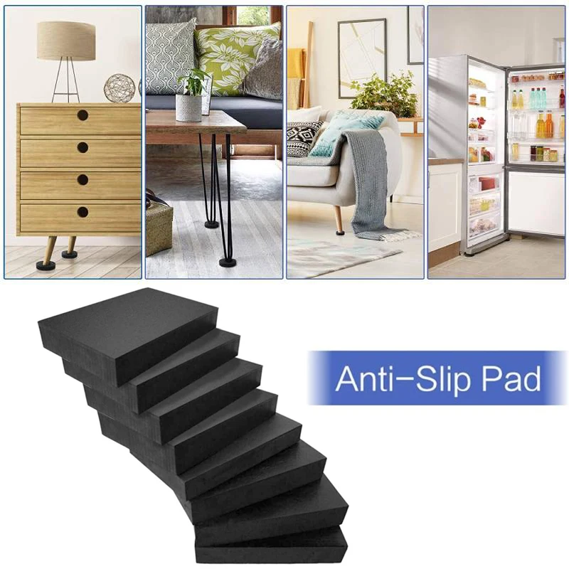4Pcs EVA Vibration Isolation Mats Anti Vibration Pads Laundry Room
