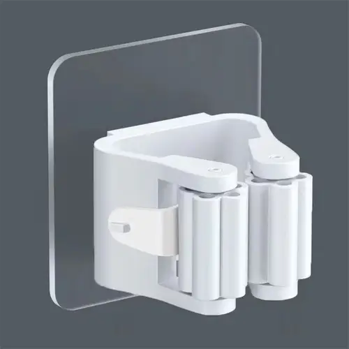Multi-Purpose Hooks Adhesive Wall Hanging Mop Rack Broom Hanger Hook Kitchen Bathroom Organization Home Organizer Accessories - Image 11