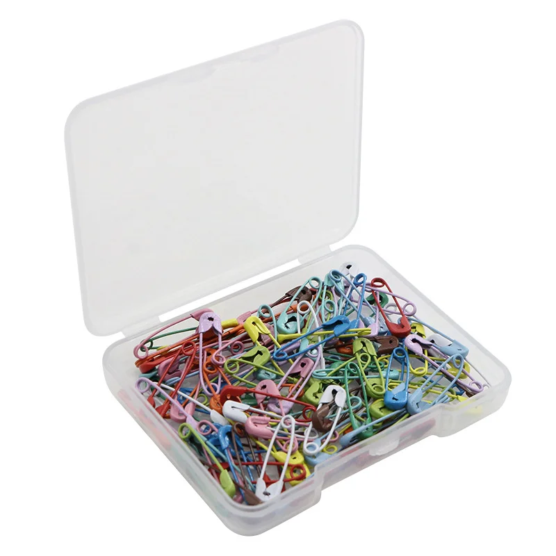 120pcs/box 19mm Safety Pins Paper Clip Portable Clothing