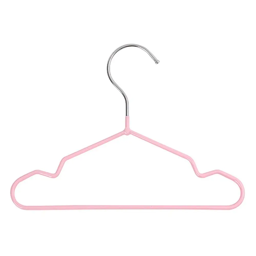 10PCS Neue Einfarbig Pet Kleiderbügel Metall DIY Mini Kleiderbügel Nicht-slip Spezielle Display Rack Kleidung – Detail 3