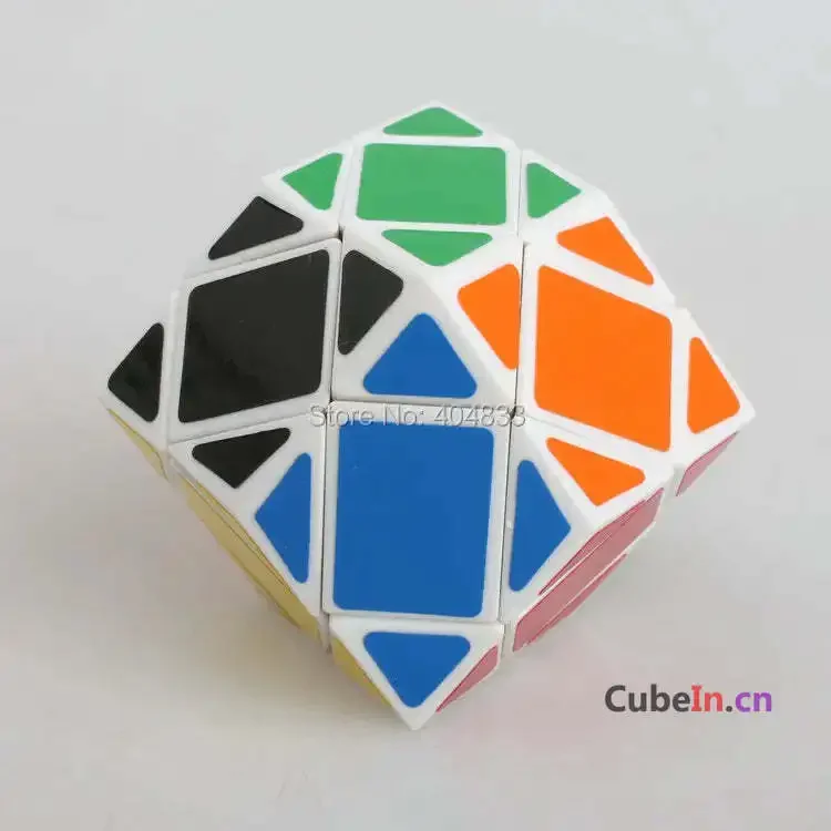 Lanlan Rhombic Dodecahedron White/Black Puzzle Cube Educational Toy Gift Idea X'mas Birthday 2