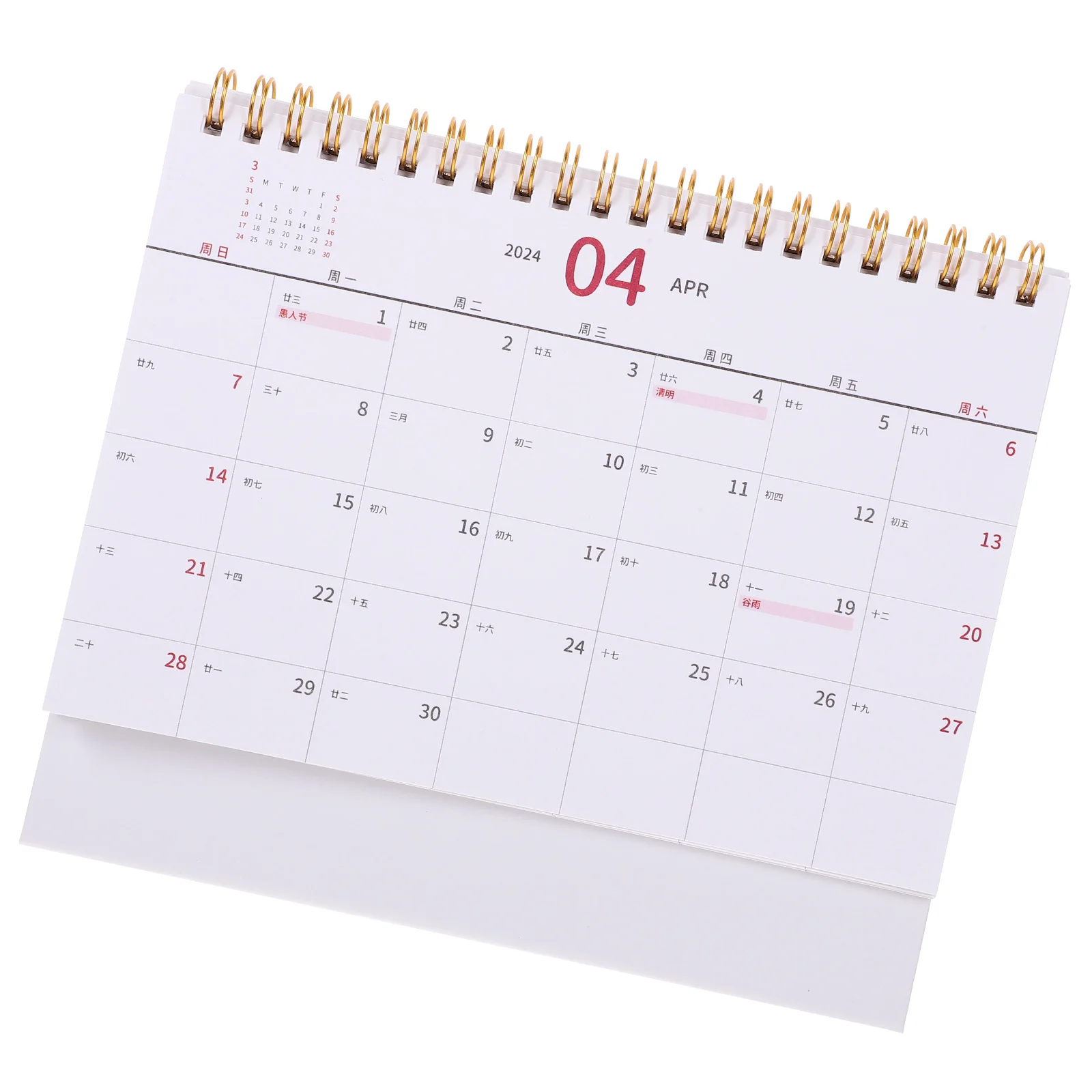 Desk Calendar Office Decore Various Escritorio Paper Personalized Calendars