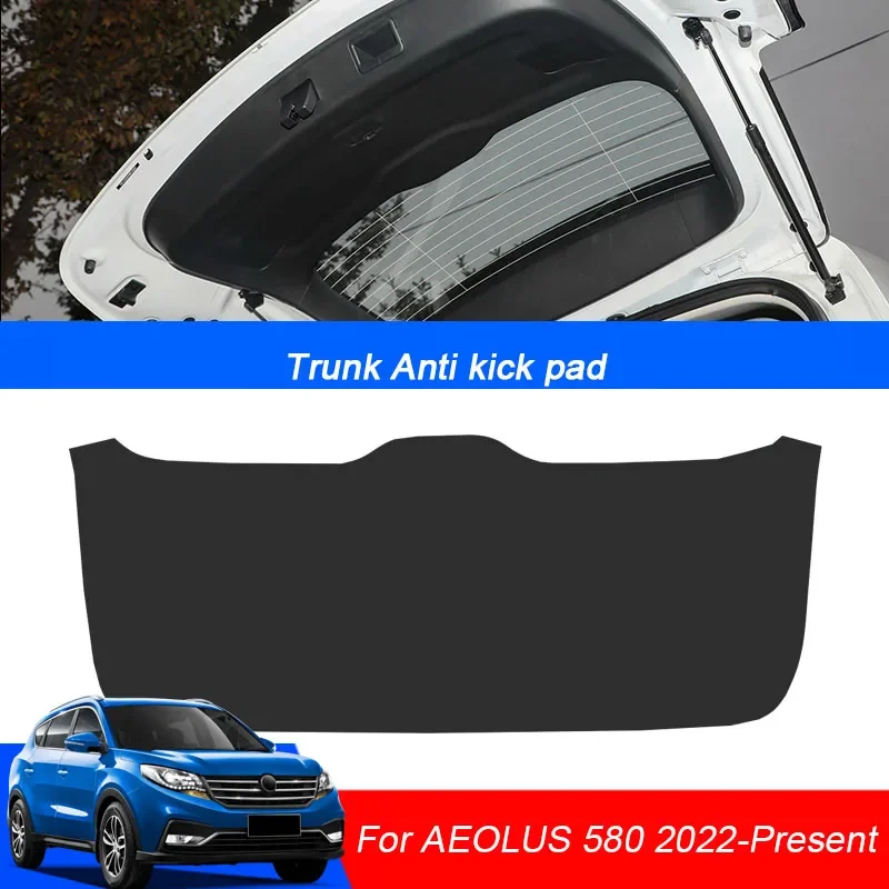 

Car PU Leather Mat Anti-kick Carbon Trunk Weather Dustproof Protection Tailgate Auto Sticker Accessory For AEOLUS 580 2022-2025