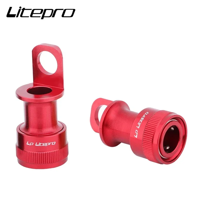 Litepro Quick Release Aluminum Alloy Bicycle Pedals with Mounting Seat and QR Buckle