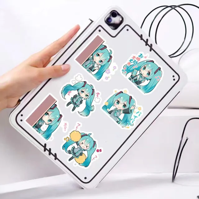 40/65/70PCS Chibi Hatsune Miku Anime Stickers Cute Q Version