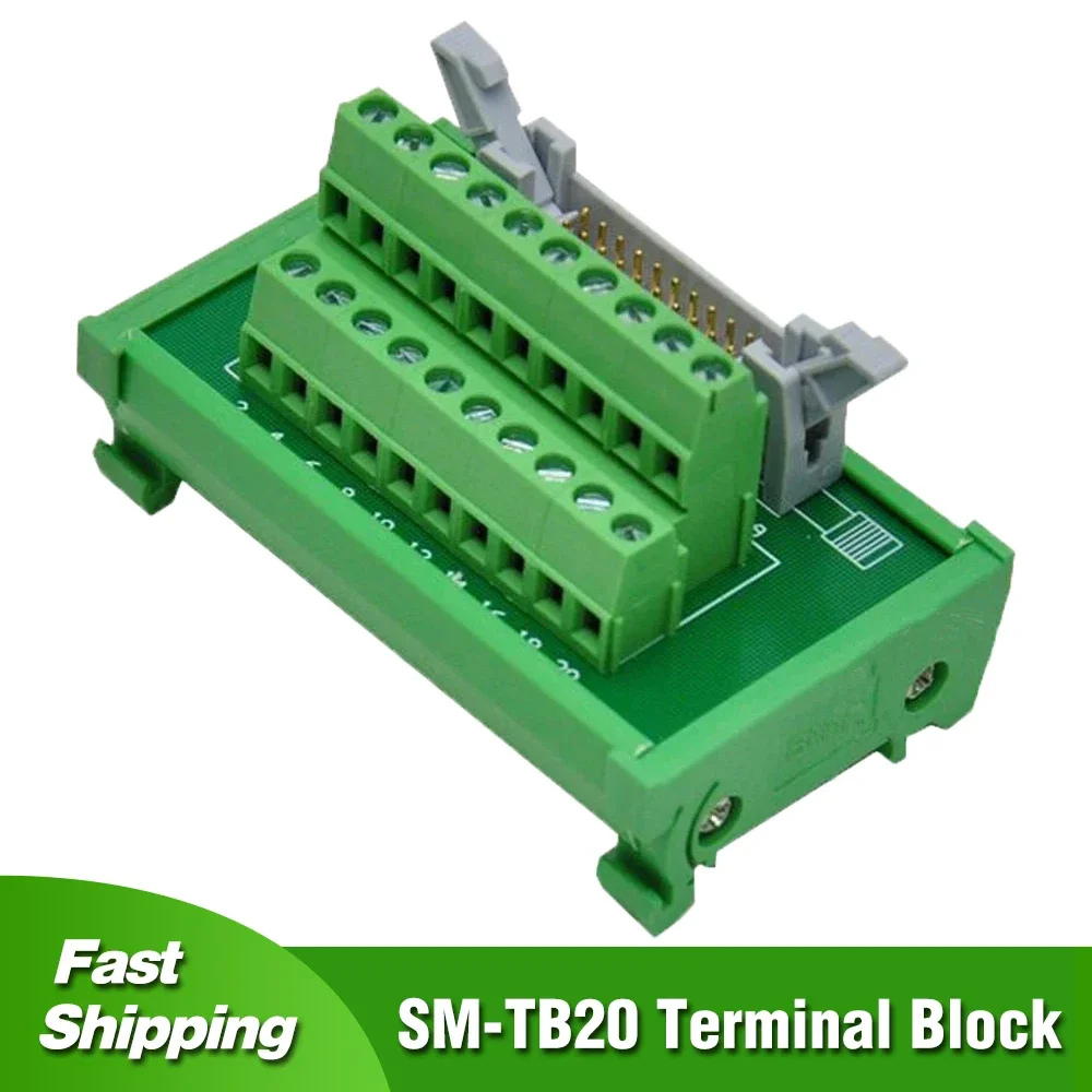 

Terminal Block SM-TB20-G4 SM-TB20-G7 SM-TB20-B5 SM-STB20-B5 20-40 50 64 core Servo Adapter Board IDC20