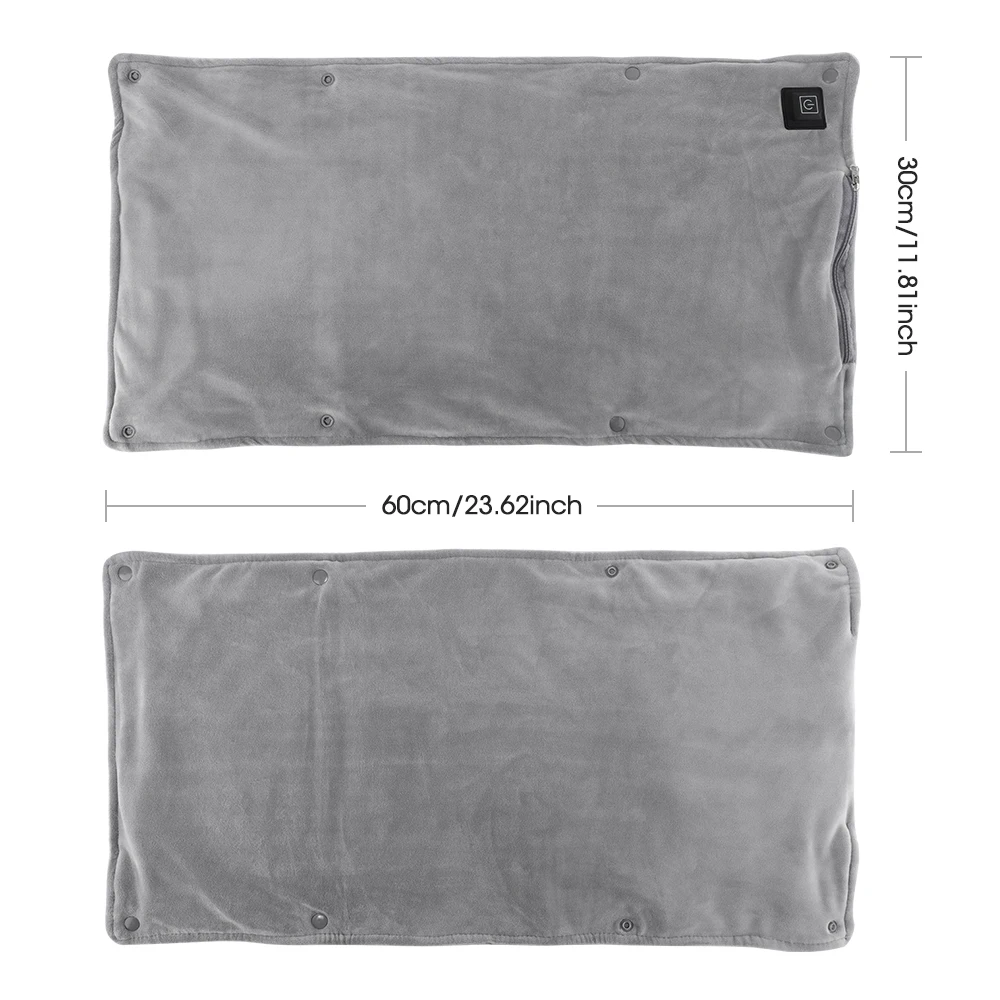 Portable Graphene Hand Warmer Thermostat Soft Heating Pad Winter Electric USB Wa