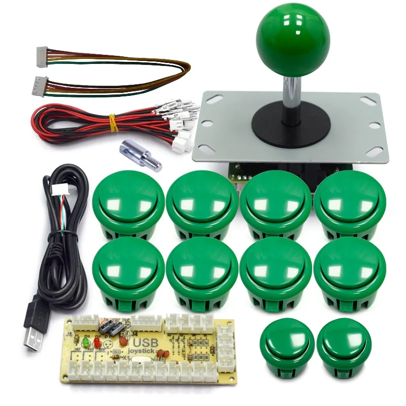 Description Picture 6 of itemZero Delay Arcade cabinet DIY Kit for Push Button Copy SANWA Joystick 1 Player COIN USB to PC / Raspberry Pi