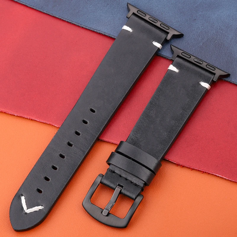 Elegant Genuine Leather Watch Strap - Premium Watchband