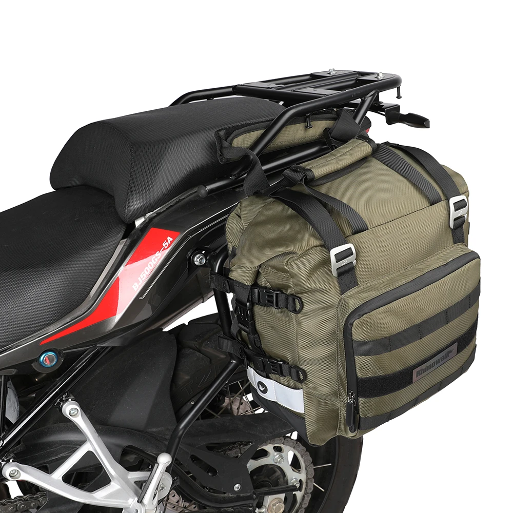 Motorcycle SaddleBag 20L Universal Side Bag With Removable Waterproof
