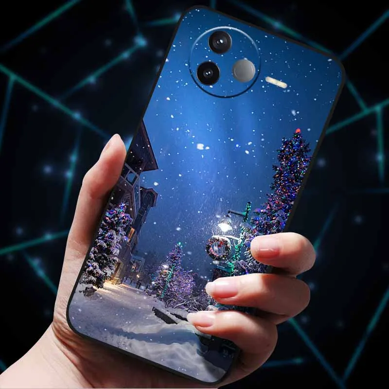 Cartoon Painted Soft Silicon Phone Case - TPU Protective Cover