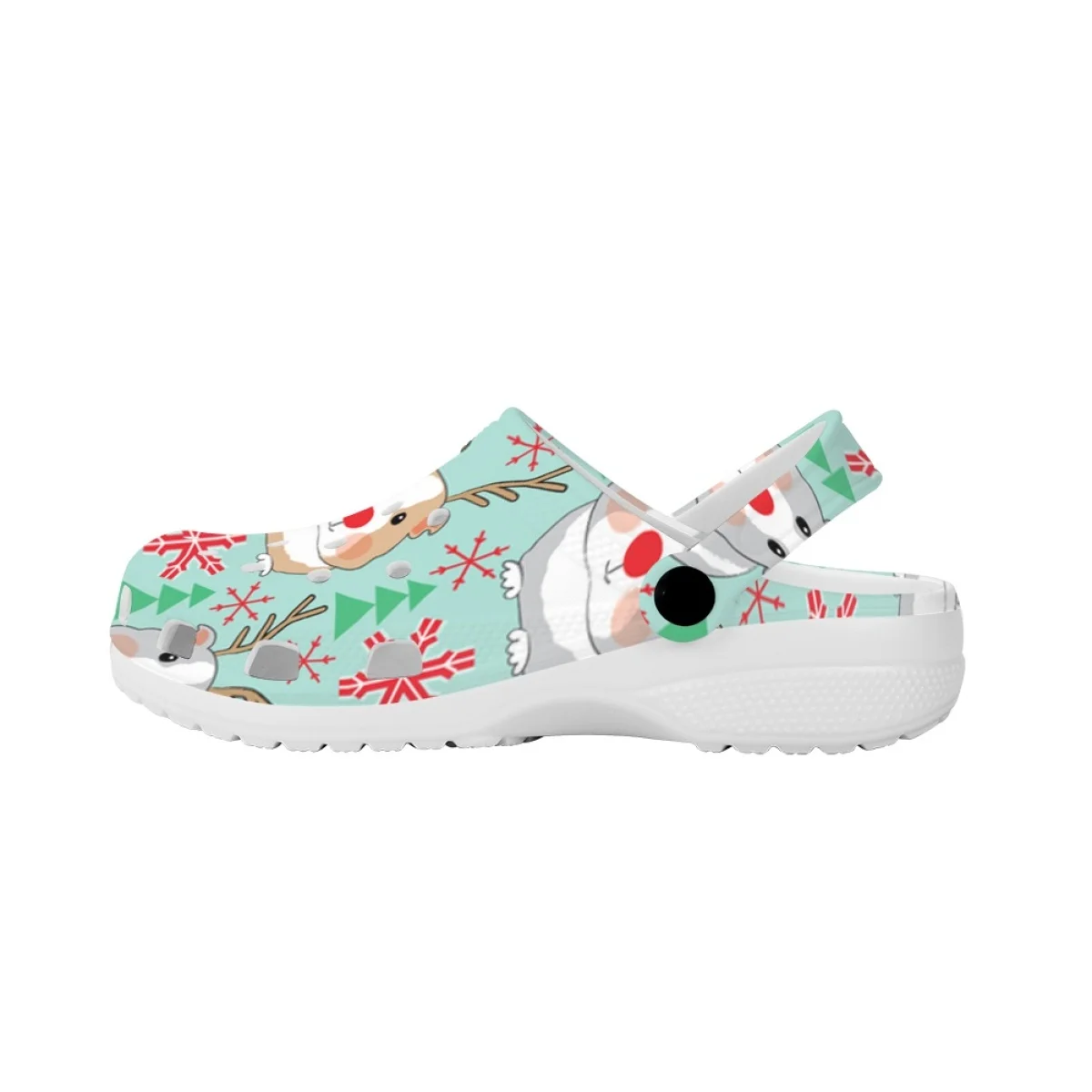 Christmas Guinea Pig Print Fashion Couple Beach Sandals Women Light Comfortable Slippers High Quality Soft Flat Garden Shoes New