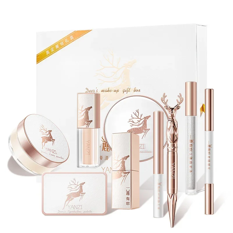 9pcs Makeup Sets Face Powder foundation Concealer eyeliner make up Christmas Gift Box eye makeup set makeup set makeup kit makeup gift box