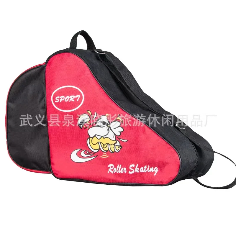 Portable Inline Speed Roller Skates Shoulder Backpack Ice Skating Large Capacity Breathable Kids Storage Bag