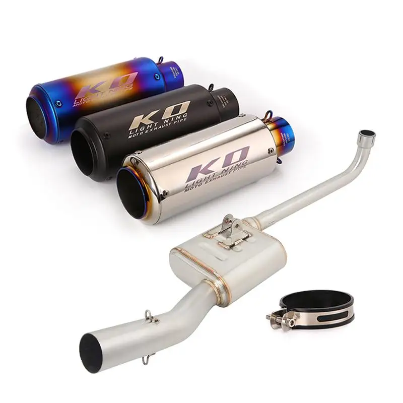 

51mm Motorcycles Exhaust System For Aprilia GPR250R GPR250S 21-22 Muffler Front Link Pipe Stainless Steel Slip On With DB Killer