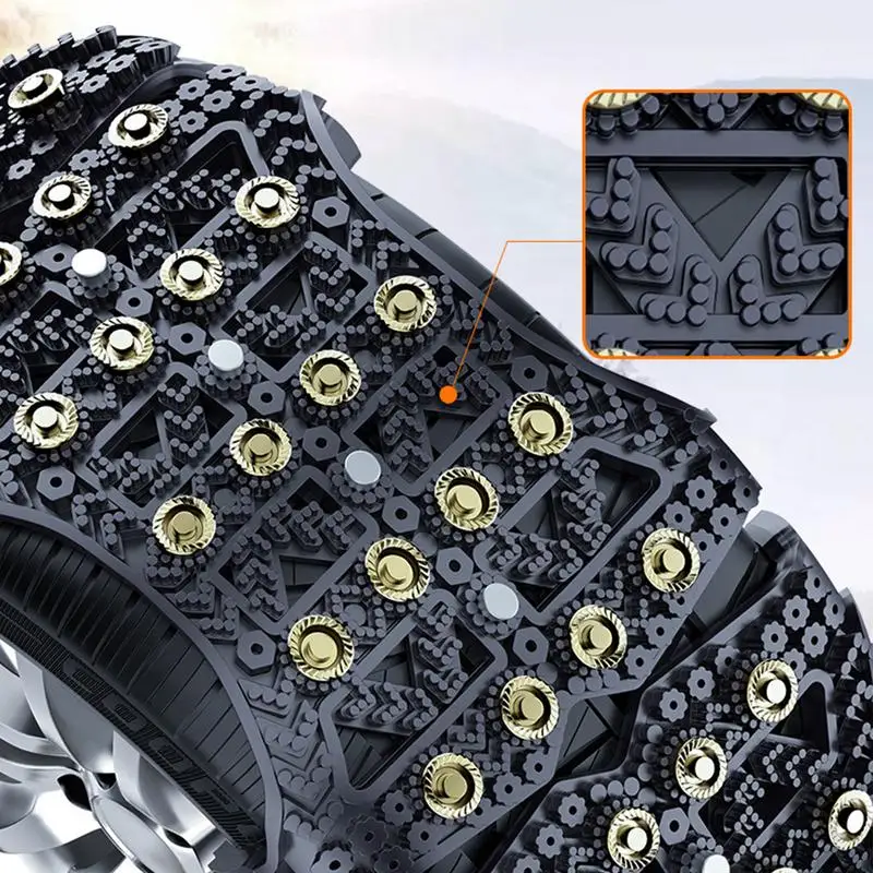 Snow Tire Chains Universal Snow Chains Tool Truck Tire Reusable Flexible Winter Mud Tires