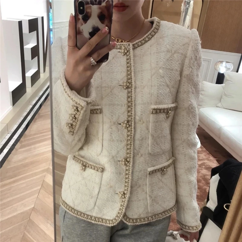 chanel beige top xl