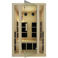 2 Person Canadian Hemlock Low EMF Far Infrared Saunas,  portable sauna steam spa, sauna rooms 1