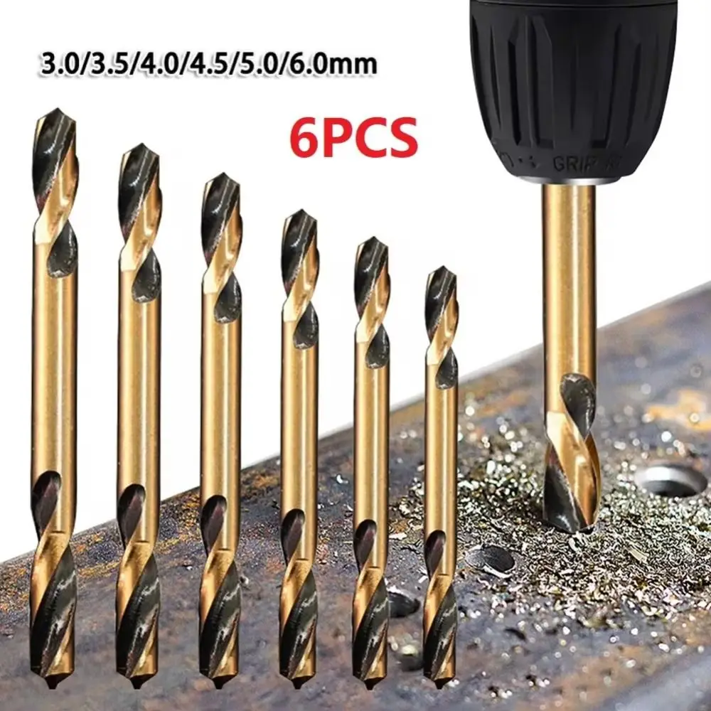 HSS Double Headed Twist Auger Drill Bit Set for Metal Wood Plastic