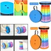2025 Hot Portable Folding Telescopic Stool Lightweight Plastic Subway. Queuing Chair and Outdoor Camping Fishing with Carry Bag 1