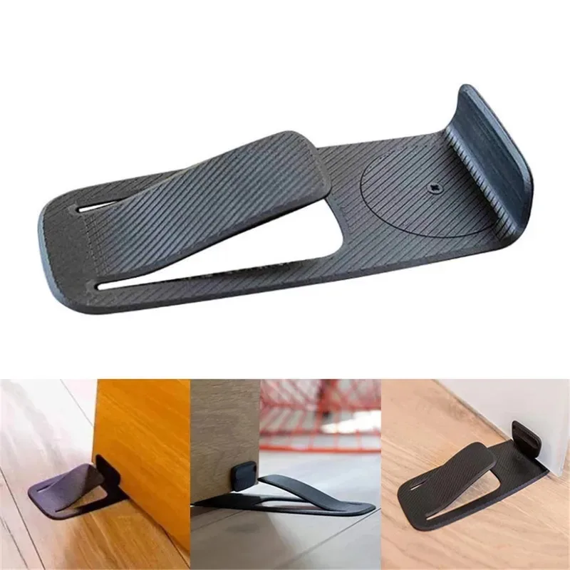 Multi-function Door Stopper Safety Protector Creative Door Open Wedge Shaped Holder Safe Floor Stopper