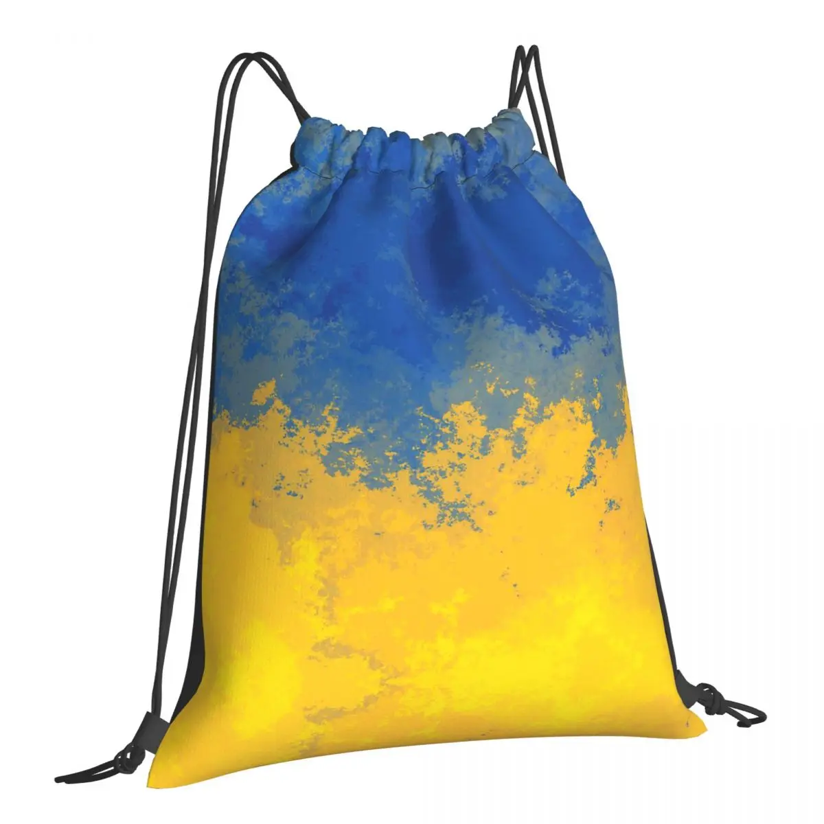 

Flag Blue Yellow Ukraine Ukrainian Print Drawstring Storage Backpack Teenager Travel Bag Multi-function Pocket