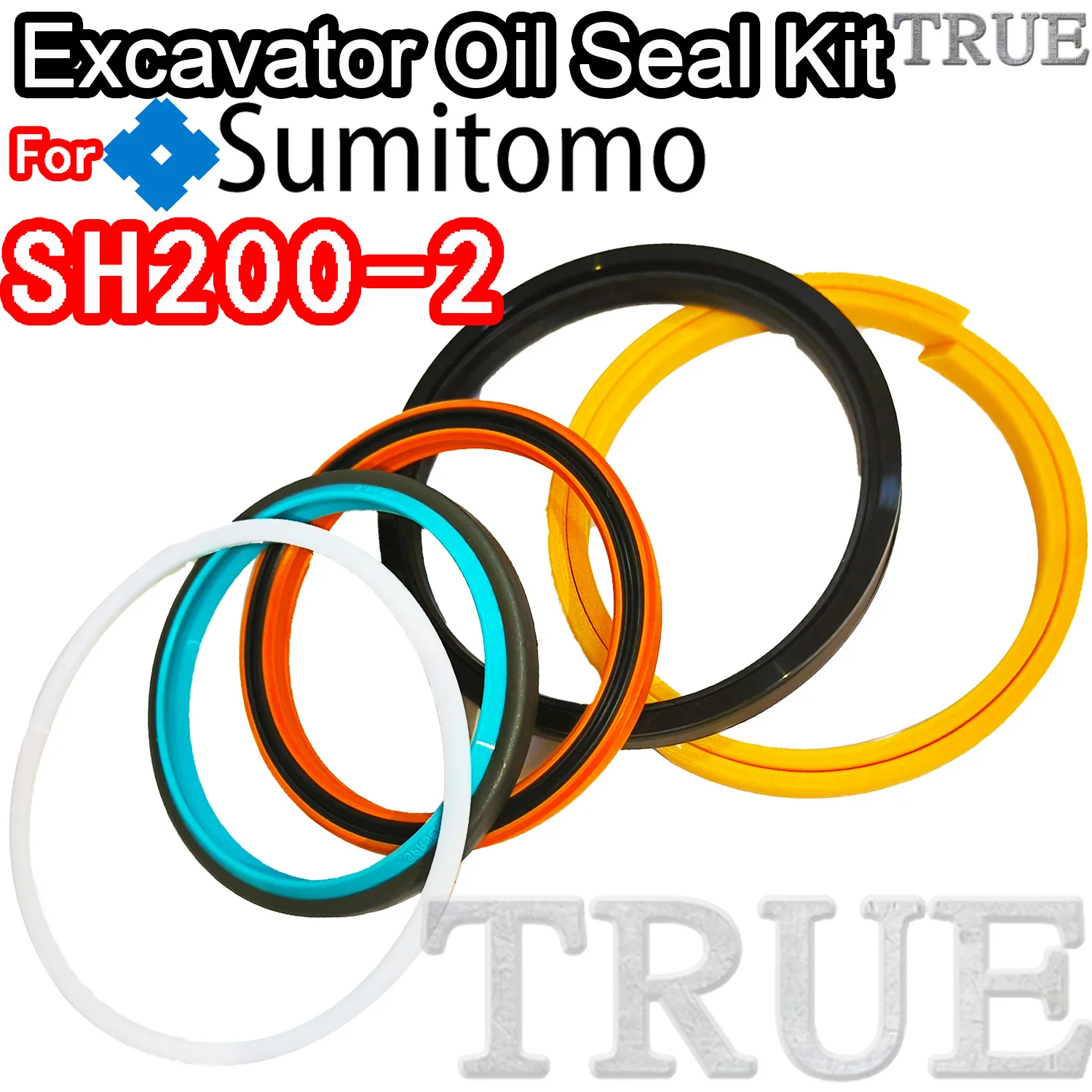 

For SH200-2 Sumitomo Oil Seal Excavator Repair Kit SH200 2 Pilot Valve Blade TRAVEL Joystick Engine O-ring Cylinder BOOM ARM