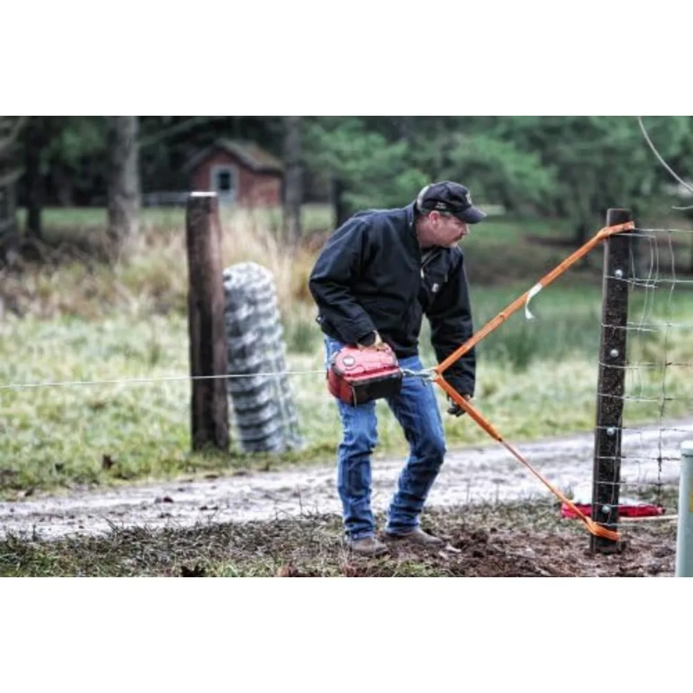 885000 PullzAll Corded 120V AC Portable Electric Winch with Steel Cable: 1/2 Ton (1,000 Lb) Pulling Capacity , Red 5