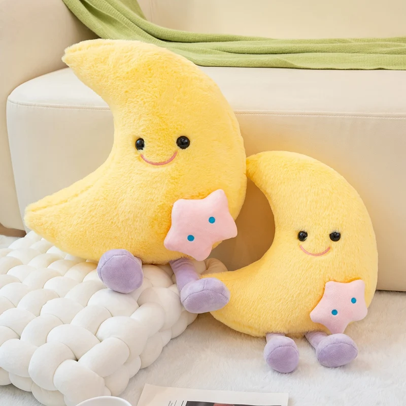 Kawaii Therapy Cotton Candy Soft Cloud Moon Pillow