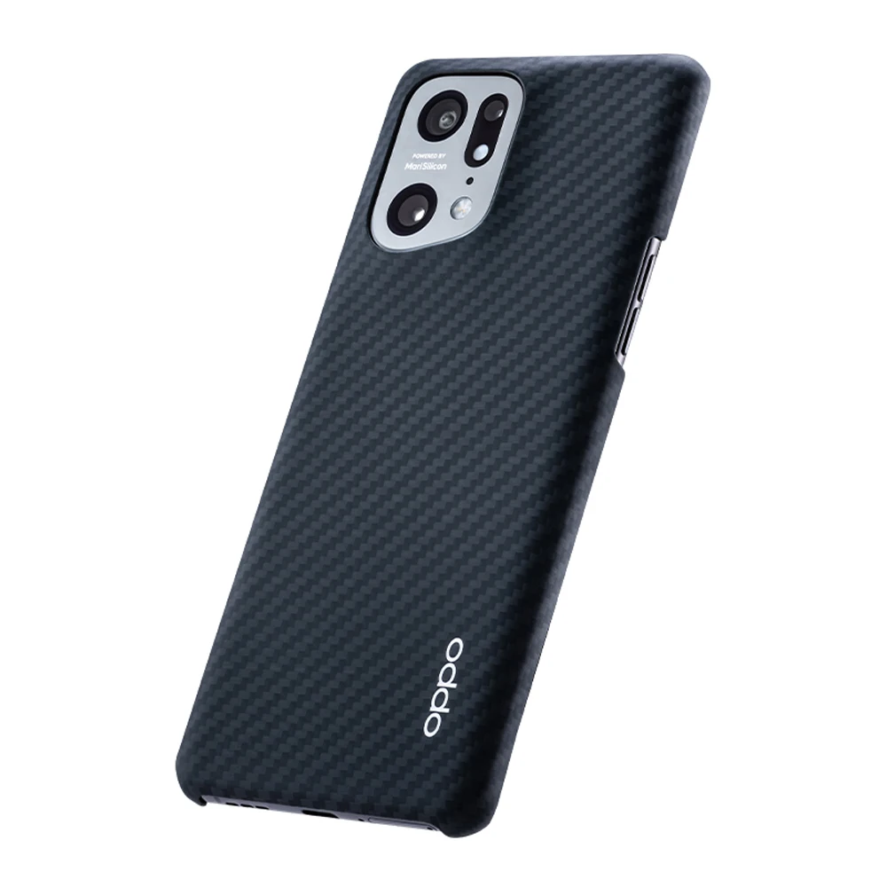 100% Original OPPO Find X5 Carbon Fiber Cover Protection Ultra Thin Karbon Phone Case For OPPO Find X5 Moible Phone