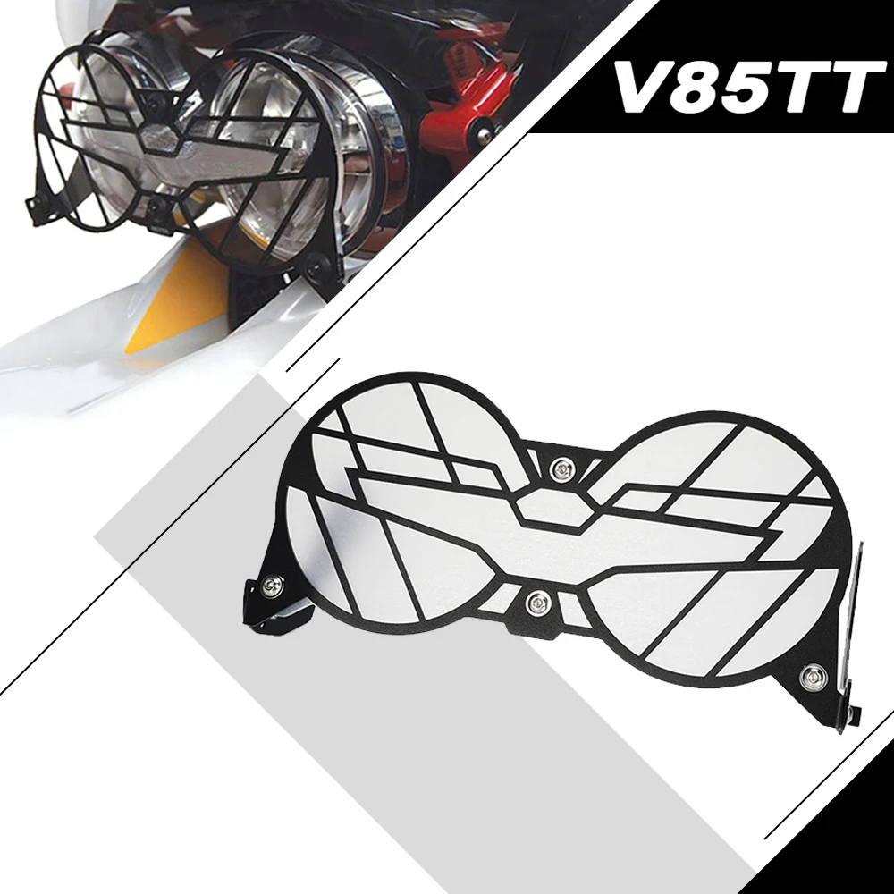

New Motorcycle Headlight Grill Guard Protection Cover Protector For Moto Guzzi V85TT V85 TT 2019 2020 2021 2022 2023 Accessories